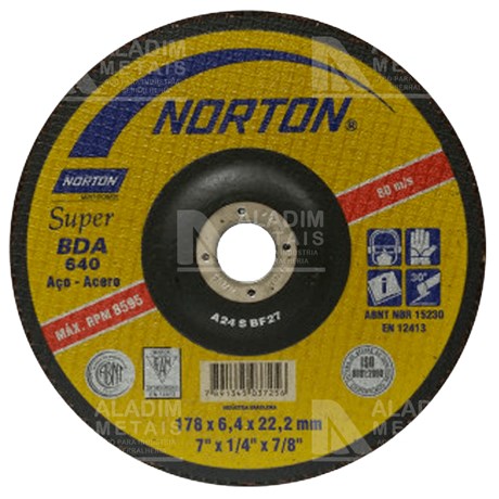 Disco Norton 7x2tx1/4x7/8 Desb. Super