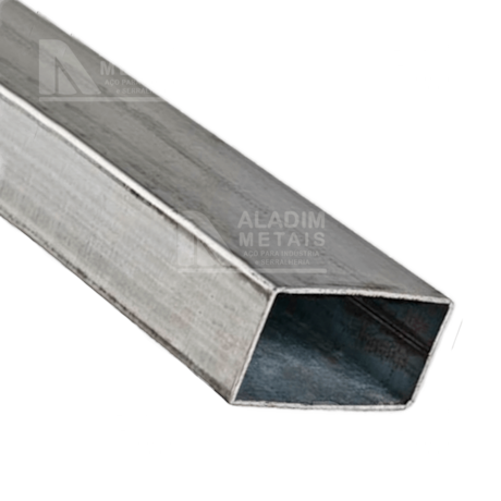 Tubo Retangular 30 x 20 x 0,75mm Galvanizado (6mts)